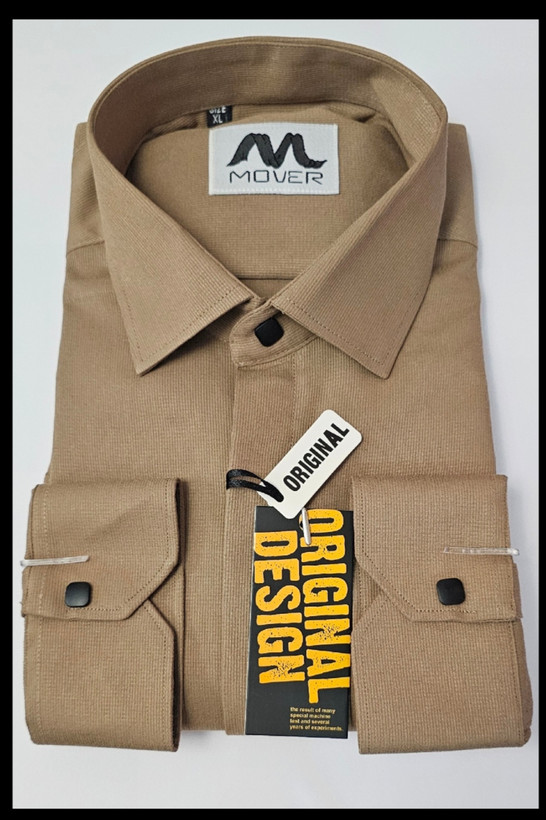 پیراهن مردانه آستین بلند اسلیم فیت پنبه کش جذاب