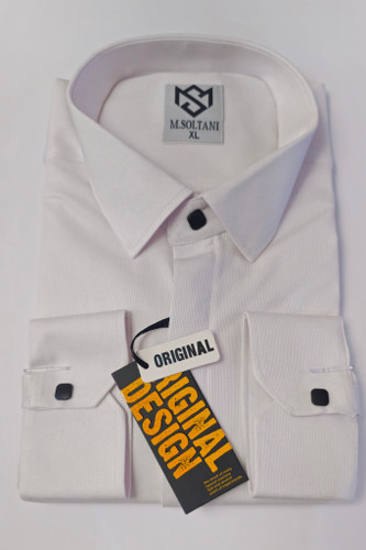 پیراهن آستین بلند شیک مجلسی مردانه پنبه کش اعلا