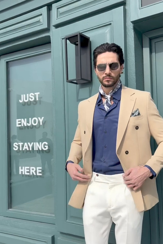 شلوارپارچه ای سفیدکمر ایتالیایی متریال ترک